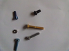 Tornillo de titanio anodizado con cabeza de botón de hexágono colorido